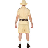 Disfraz de Explorador Safari clásico para hombre Espalda