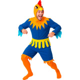 Disfraz de Gallo azul para hombre