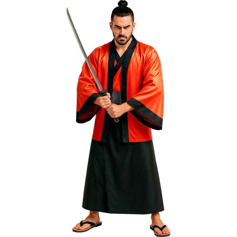  Disfraz de Guerrero Samurái para hombre