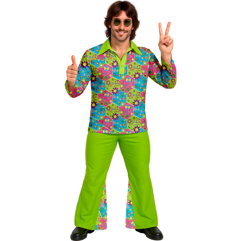 Disfraz de Hippie Verde