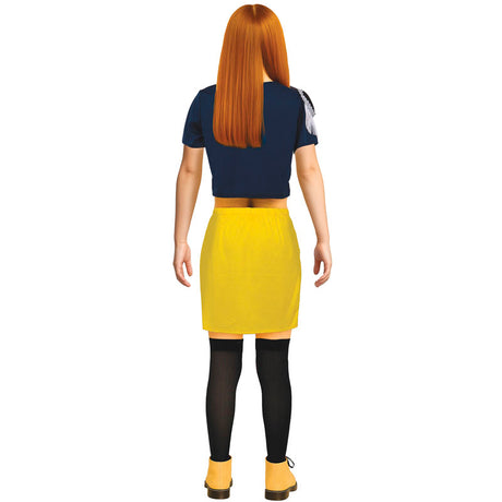 Disfraz de K-pop Hunter para mujer Espalda