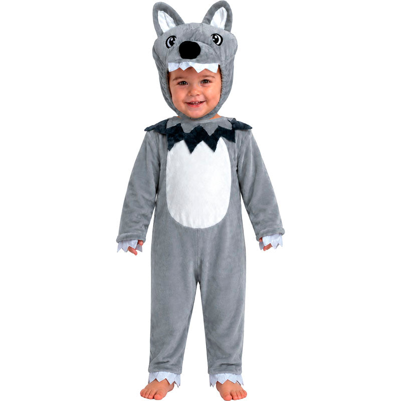Disfraz de Lobo gris para bebé