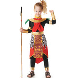 Disfraz de Masái Tanzania infantil Niña