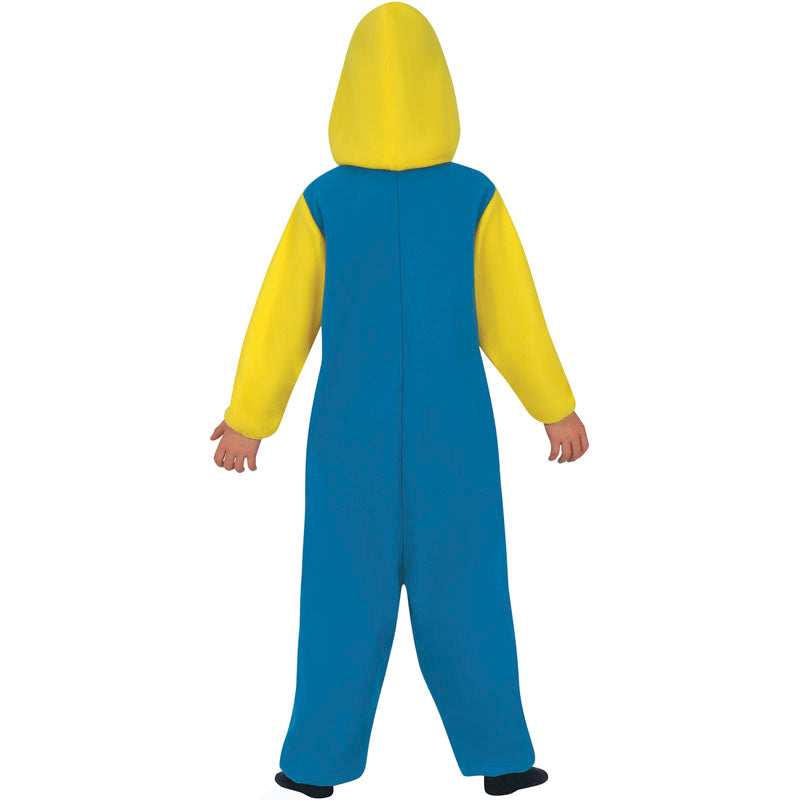 Disfraz de Minion kigurumi infantil Espalda