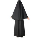 Disfraz de Monja de Convento para mujer Espalda