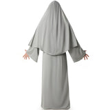 Disfraz de Monja gris para hombre Espalda