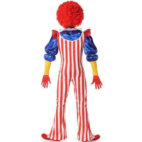 Disfraz de Payaso americano para hombre Espalda