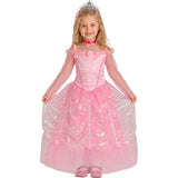 Disfraz de Princesa Cuento Rosa Deluxe para niña