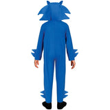 Disfraz de Sonic Kigurumi para niño Espalda