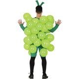 Disfraz de Uva Verde adulto unisex Espalda