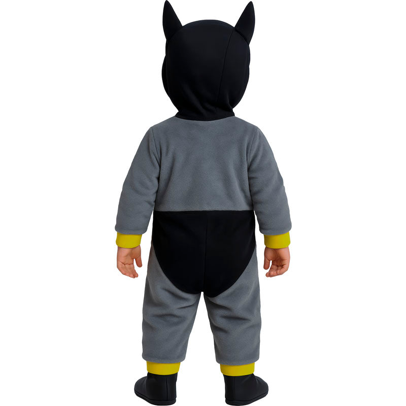 Disfraz de héroe murciélago para bebé espalda