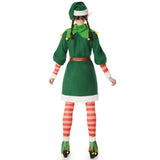 Disfraz de Elfa Dulce Navidad para mujer Espalda
