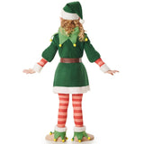 Disfraz de Elfa Dulce Navidad para niña Espalda
