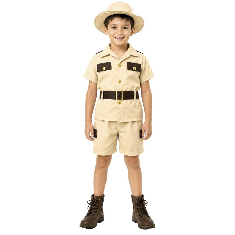 Disfraz de Explorador Safari clásico para niño