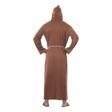 Disfraz de Fraile Marrón para hombre Espalda