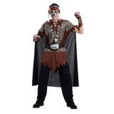 Disfraz de Hechicero Caníbal Vudú para hombre