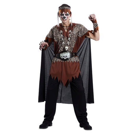 Disfraz de Hechicero Caníbal Vudú para hombre