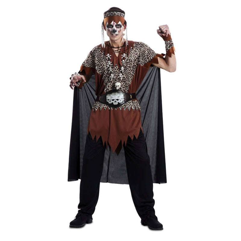 Disfraz de Hechicero Caníbal Vudú para hombre