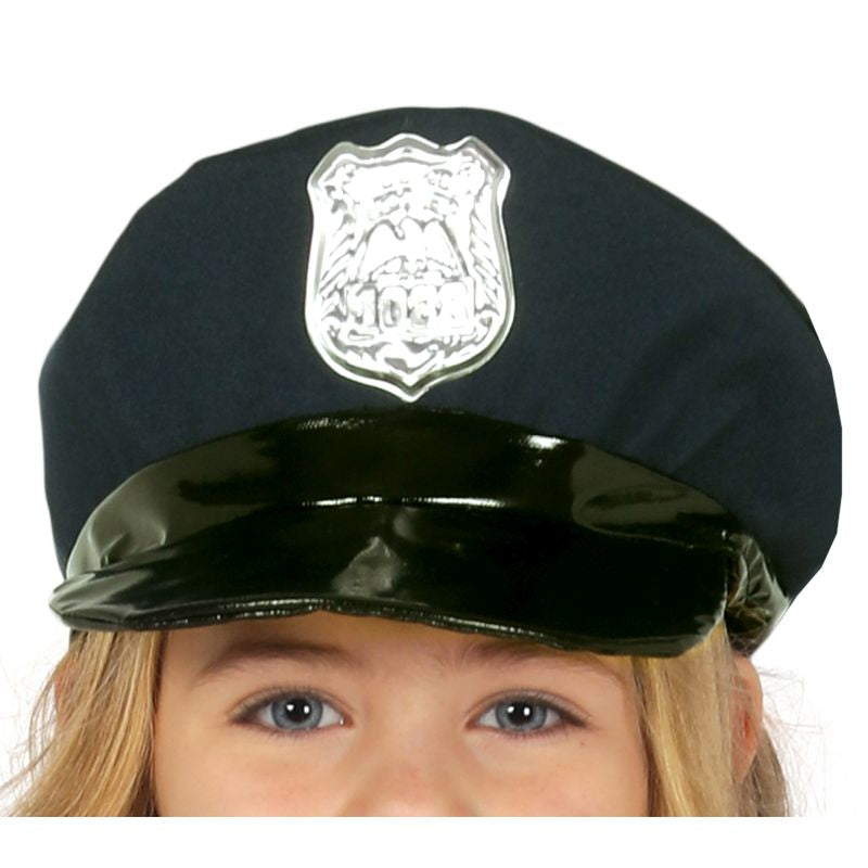Disfraz de Inspectora Policía para niña Gorra