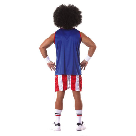 Disfraz de Jugador Baloncesto Americano para hombre Espalda