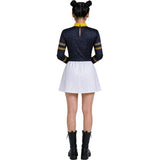 Disfraz de K-pop Silver Leader Classic para mujer Espalda