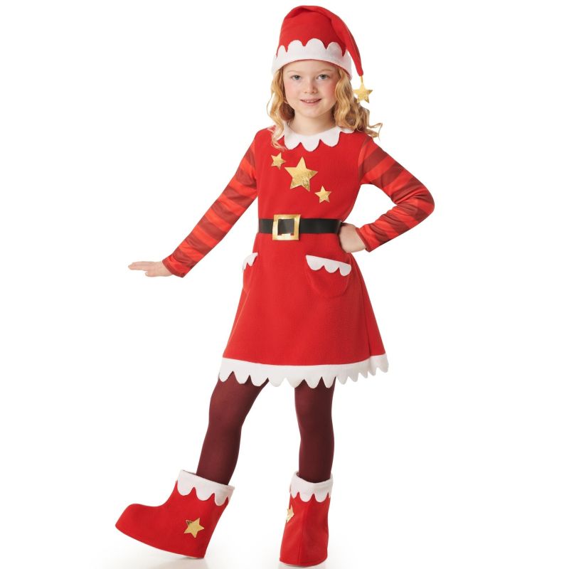 Disfraz de Mamá Noel Estrellas para niña
