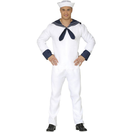 Disfraz de Marinero Blanco Tradicional para hombre