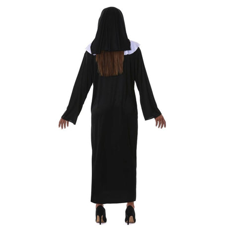 Disfraz de Monja de Clausura Clásico para mujer Espalda