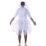 Disfraz de Novia Sexy para hombre Espalda