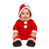 Disfraz de Papá Noel con Capucha para bebé