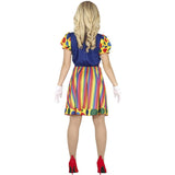 Disfraz de Payasa Multicolor para mujer
