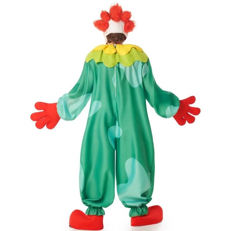 Disfraz de Payaso Asesino Spikey para hombre Espalda