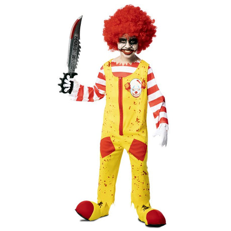 Disfraz de Payaso Burguer Terror para niño