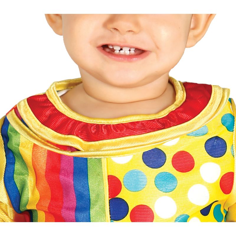 Disfraz de Payaso Colorines para bebé Detalle