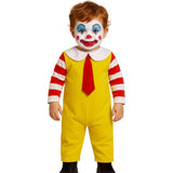 Disfraz de Payaso Macabro Hamburguesería para bebé