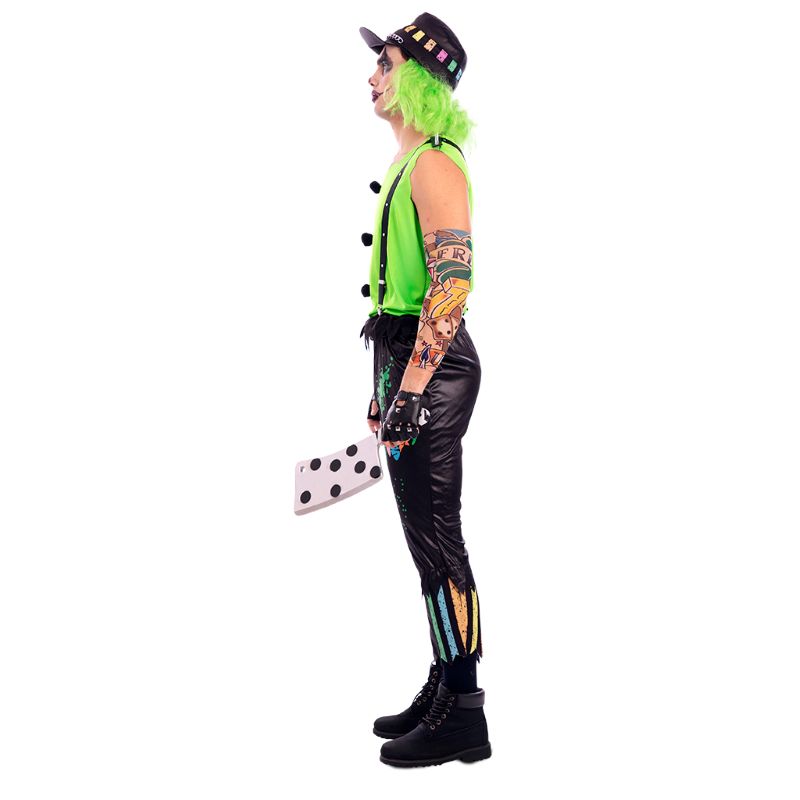 Disfraz de Payaso Motero Asesino para hombre Perfil