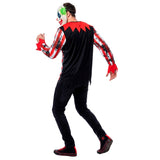 Disfraz de Payaso Smily Killer para hombre Espalda
