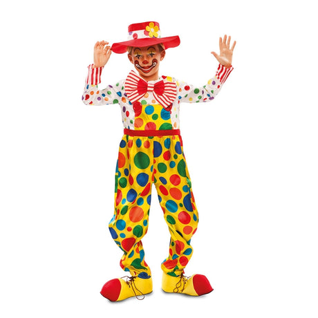 Disfraz de Payaso Topos Multicolor para niño