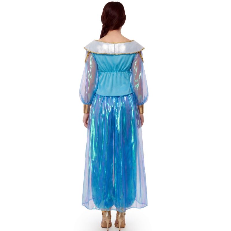 Disfraz de Princesa Jasmine de Aladdin para mujer Espalda