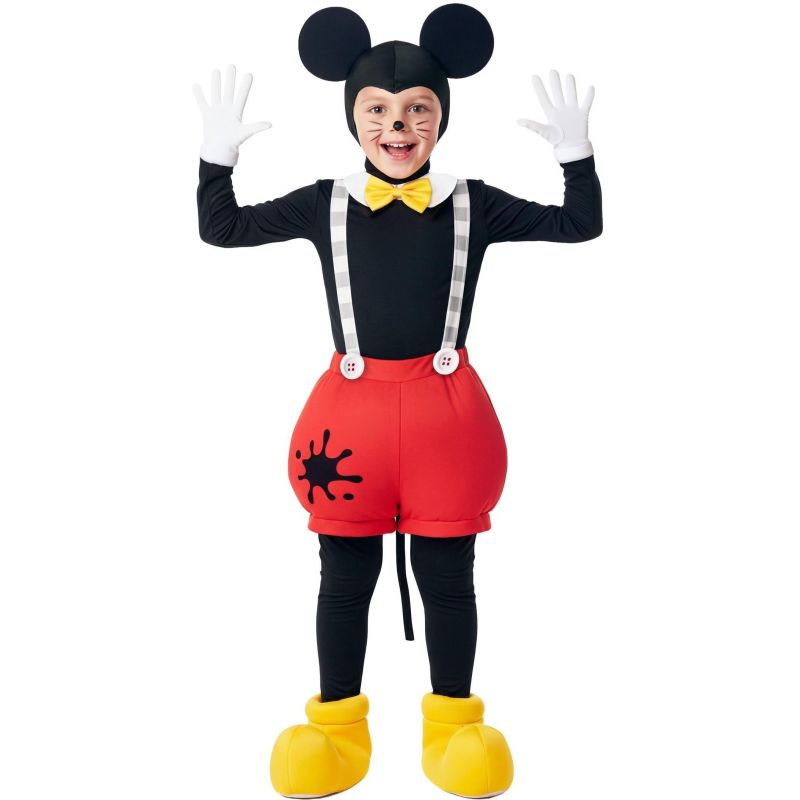 Disfraz de Ratón Mickey con parche para niño