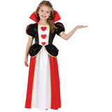 Disfraz de Reina de Corazones Cuento de Alicia para niña