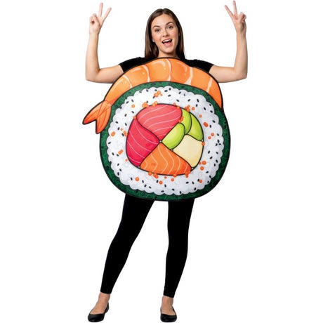 Disfraz de Rollito de Sushi adulto unisex