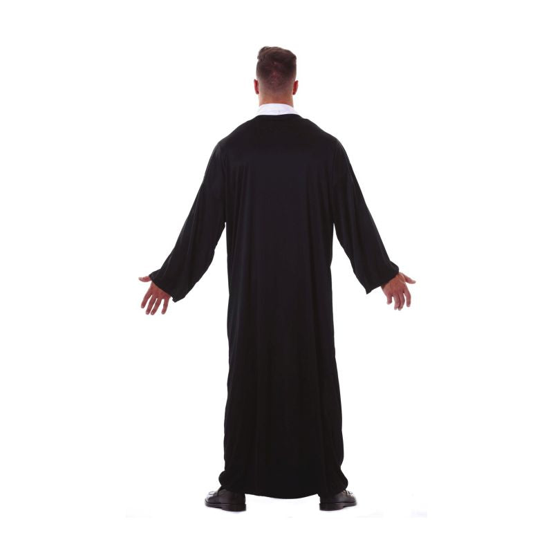 Disfraz de Sacerdote Clásico para hombre Espalda
