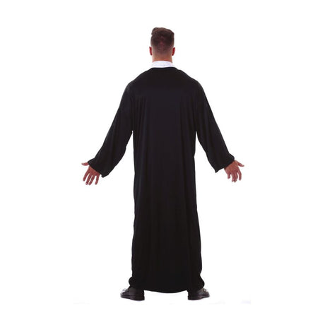 Disfraz de Sacerdote Clásico para hombre Espalda