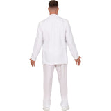 Disfraz de Traje Divertido Blanco para hombre Espalda