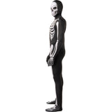 Disfraz de Esqueleto Muerte segunda piel para hombre Perfil