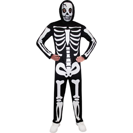 Disfraz de Esqueleto brilla en la oscuridad para niño
