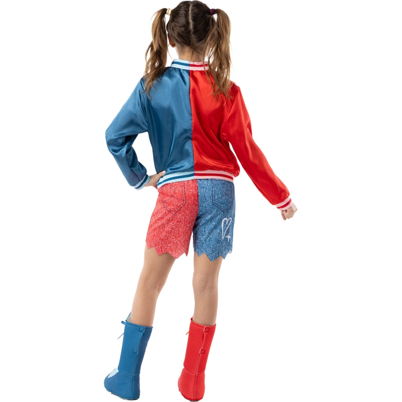 Disfraz de Harley Quinn para niña Espalda