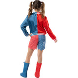 Disfraz de Harley Quinn para niña Espalda
