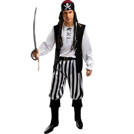 Funidelia | Costume da pirata zombie per bambina Morto vivente, Horror - Costume per bambini e accessori per Feste, Carnevale e Halloween - Taglia 3-4 anni - Nero Funidelia | Costume da pirata zombie per bambina Morto vivente, Horror - Costume per bambini e accessori per Feste, Carnevale e Halloween - Taglia 3-4 anni - Nero
